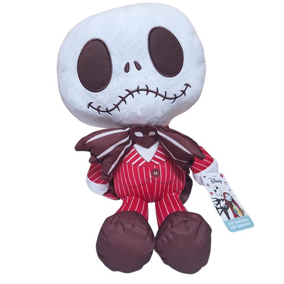 The Nightmare Before Christmas Disney Jack Skellington valentines day plush 12" - Picture 1 of 5
